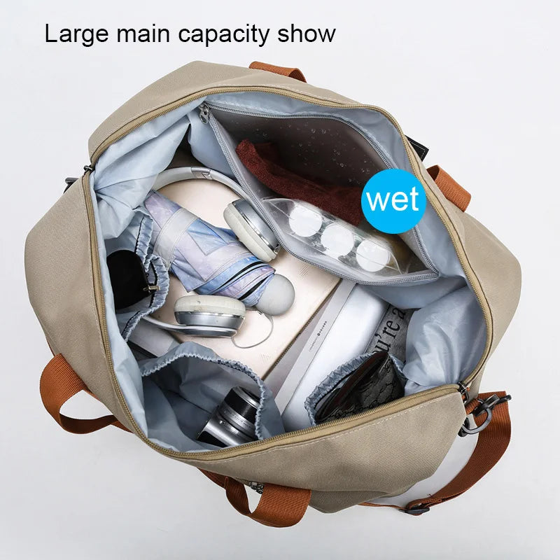 Travel Gym Duffle Bag — Shoulder, Crossbody & Carry-On