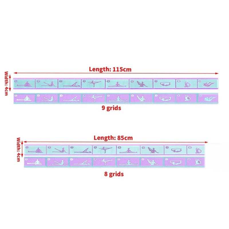 Yoga Stretching Belt — Multi-Loop Flexibility & Pilates Band