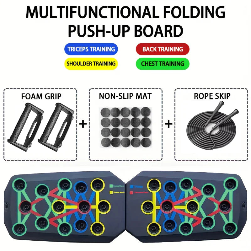 Push-Up Board Set — Multi-Function Home Chest & Arms Training
