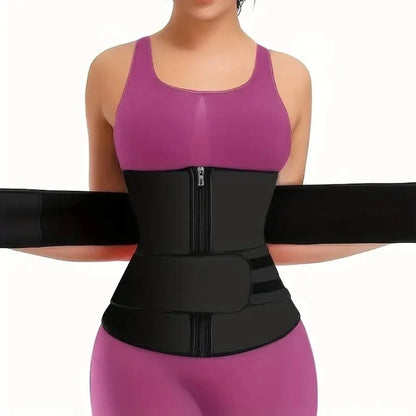 Waist Trainer & Slimming Belt — Sweat & Core Support | Workout