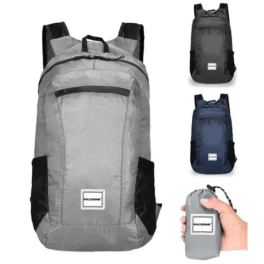 Foldable Backpack 20L — Lightweight, Waterproof | Gym & Hiking