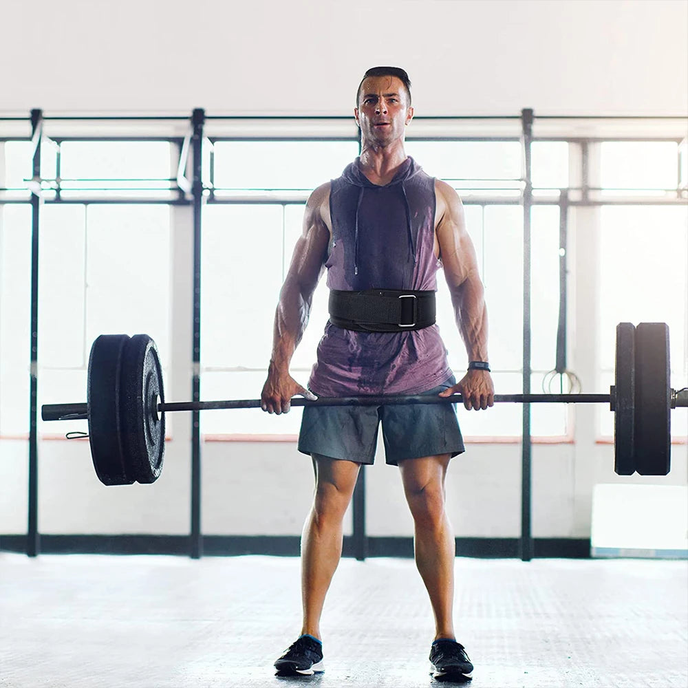 Gym Weightlifting Belt — Adjustable Back Support | Squat & Deadlift