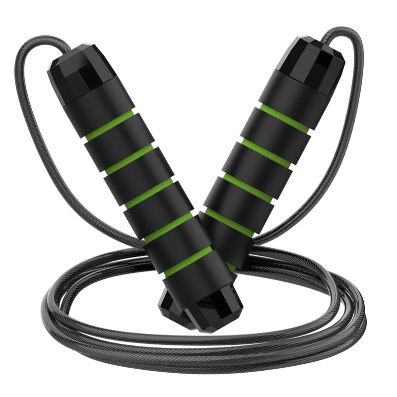 Speed Jump Rope — Steel Wire, Tangle-Free | Crossfit & Cardio