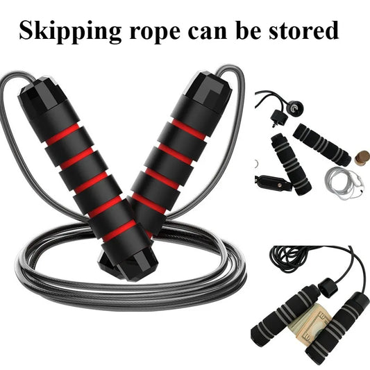 Speed Jump Rope — Steel Wire, Tangle-Free | Crossfit & Cardio