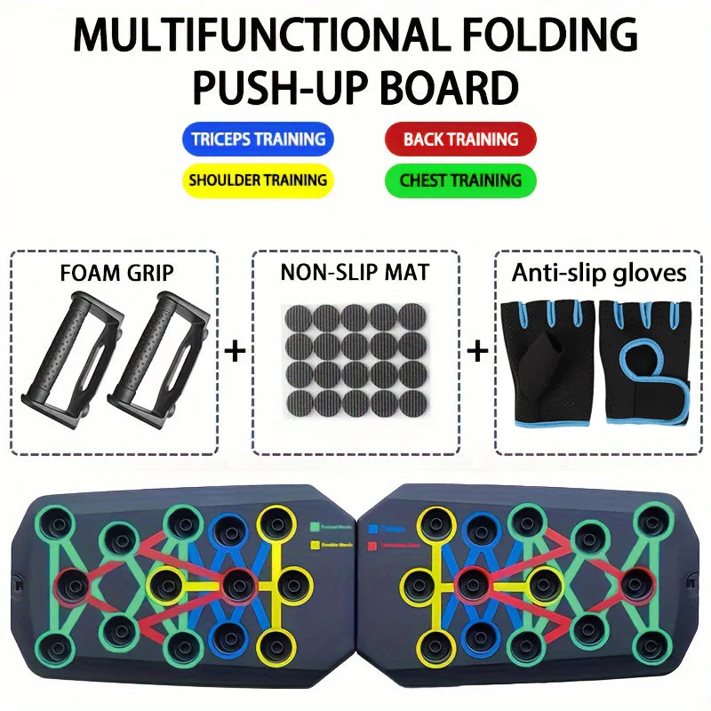 Push-Up Board Set — Multi-Function Home Chest & Arms Training
