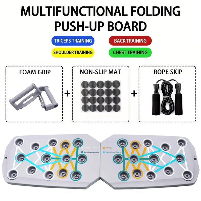 Push-Up Board Set — Multi-Function Home Chest & Arms Training