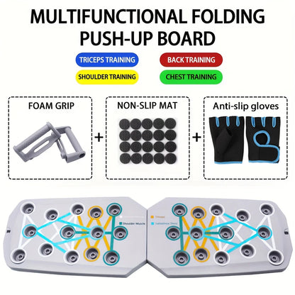 Push-Up Board Set — Multi-Function Home Chest & Arms Training