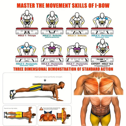 Push-Up Board Set — Multi-Function Home Chest & Arms Training