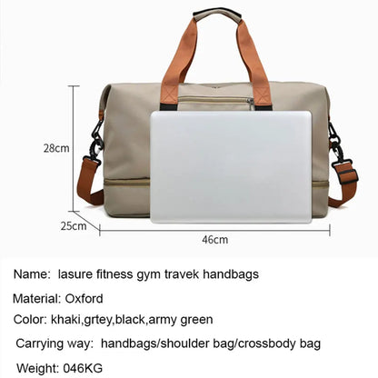 Travel Gym Duffle Bag — Shoulder, Crossbody & Carry-On