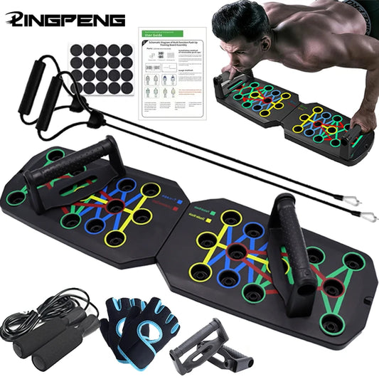 Push-Up Board Set — Multi-Function Home Chest & Arms Training