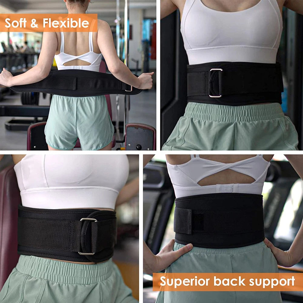 Gym Weightlifting Belt — Adjustable Back Support | Squat & Deadlift