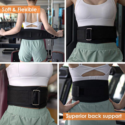 Gym Weightlifting Belt — Adjustable Back Support | Squat & Deadlift