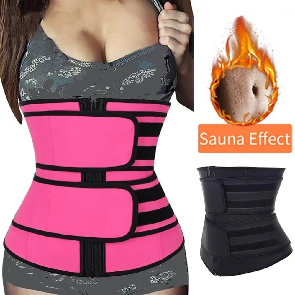 Waist Trainer & Slimming Belt — Sweat & Core Support | Workout